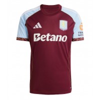 Camiseta Aston Villa Ian Maatsen #22 Primera Equipación Replica 2025-26 mangas cortas